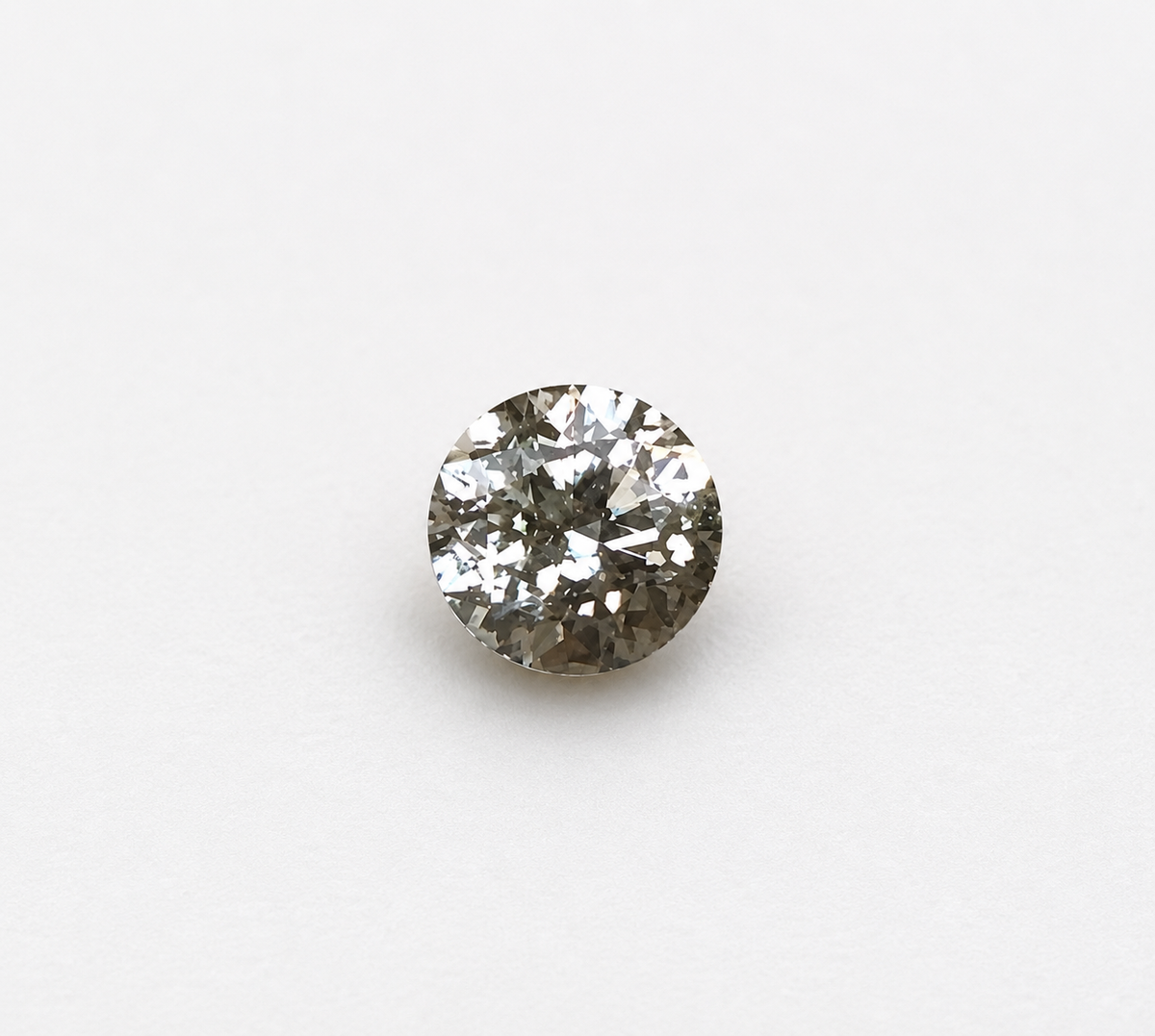 Australian Zircon - Beautiful Clear Zircon 1ct, Round Cut, Bright and Firey