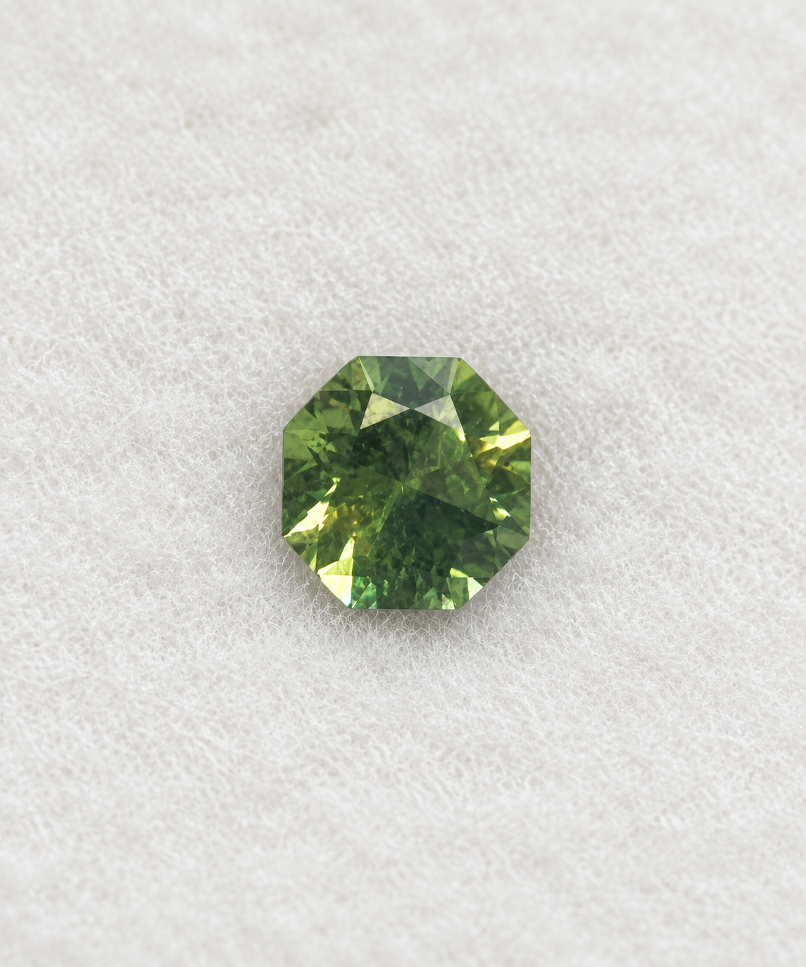 Octagonal Parti Sapphire 0.55ct