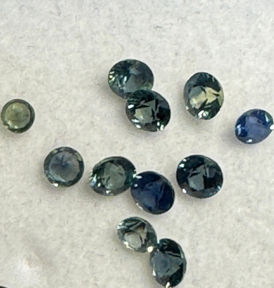 Accent Stones Light Blue Sapphires