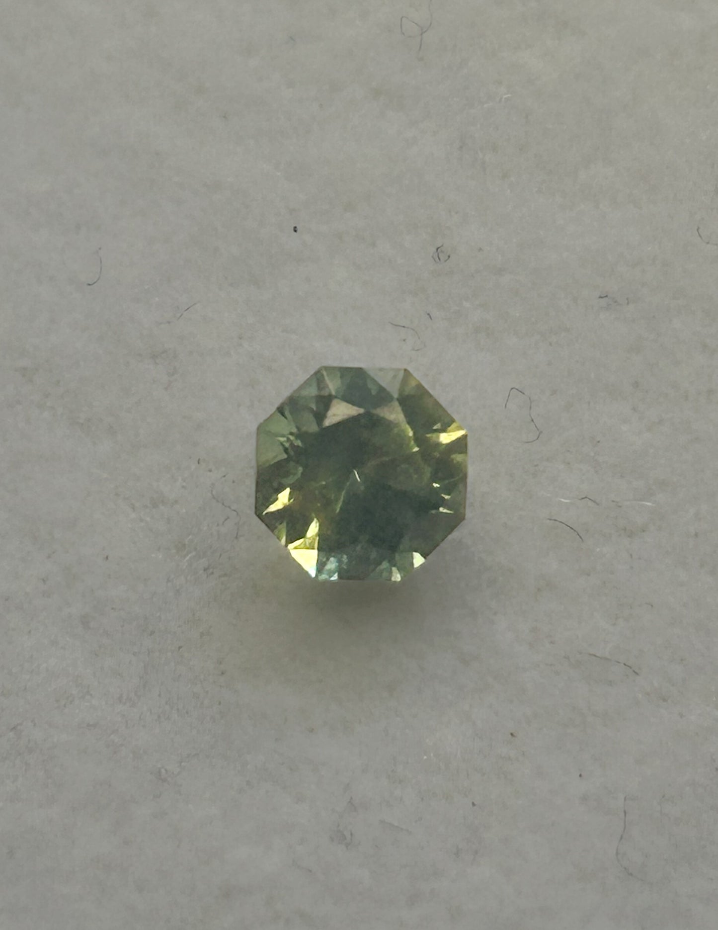 Octagonal Parti Sapphire 0.55ct