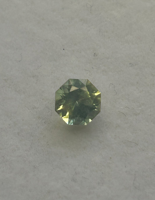 Octagonal Parti Sapphire 0.55ct