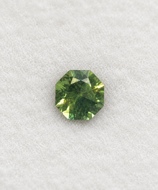 Octagonal Parti Sapphire 0.55ct
